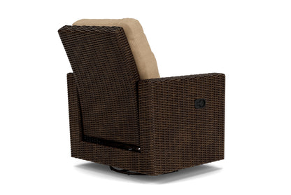 Lloyd Flanders Mesa Swivel Glider Recliner with Hayden Sand fabric, view 6
