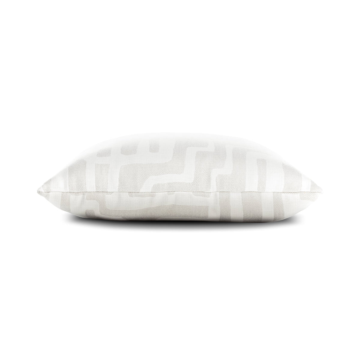 Elaine Smith Noble Alabaster outdoor pillow, ivory and white - view 12