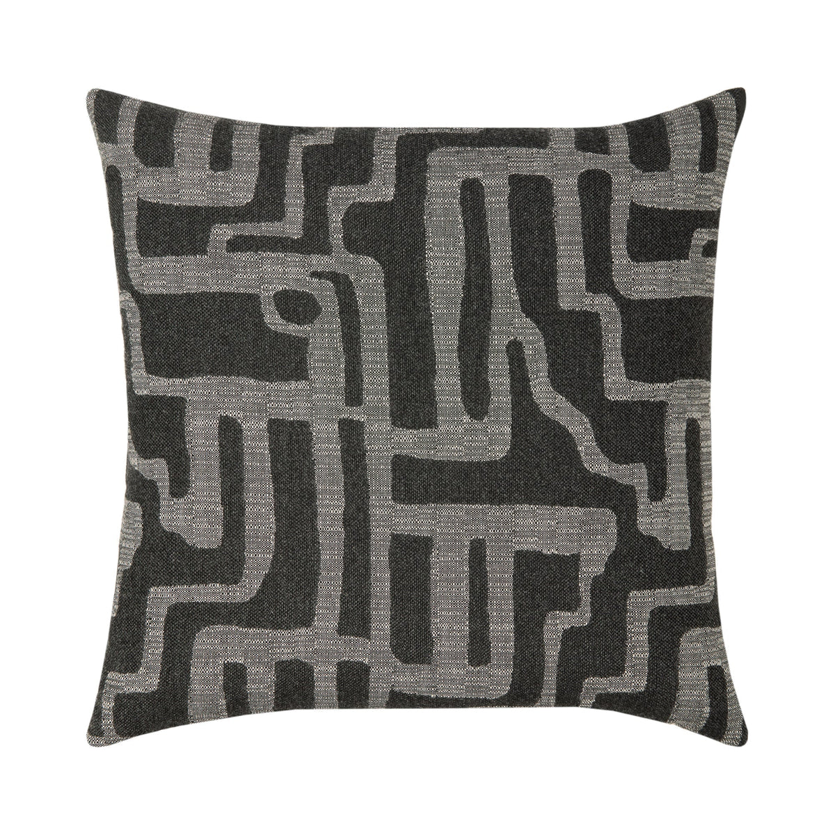 Elaine Smith Noble Charcoal Outdoor Pillow
