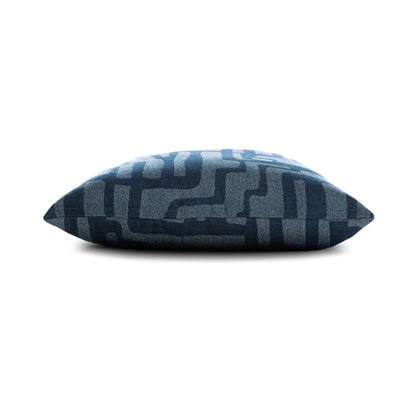 Elaine Smith Noble Indigo outdoor pillow, navy - view 12