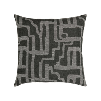 Elaine Smith Noble Charcoal Outdoor Pillow