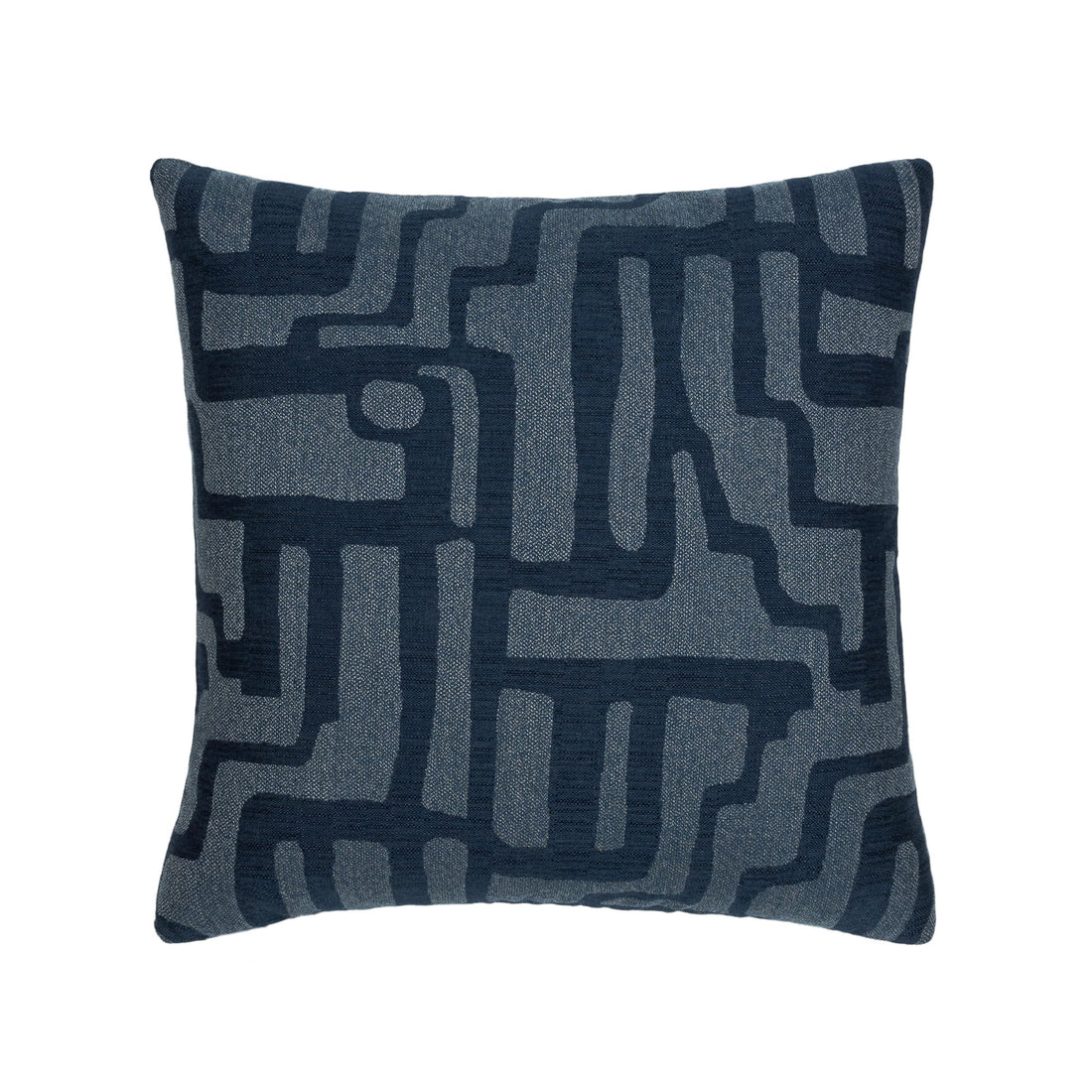 Elaine Smith Noble Indigo outdoor pillow, navy - view 2