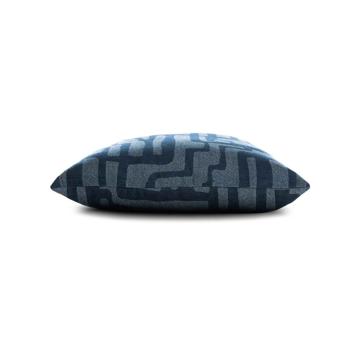 Elaine Smith Noble Indigo outdoor pillow, navy - view 10