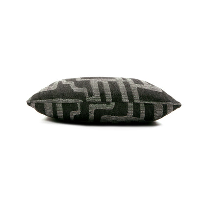 Elaine Smith Noble Charcoal Outdoor Pillow