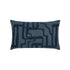 Elaine Smith Noble Indigo outdoor pillow, navy