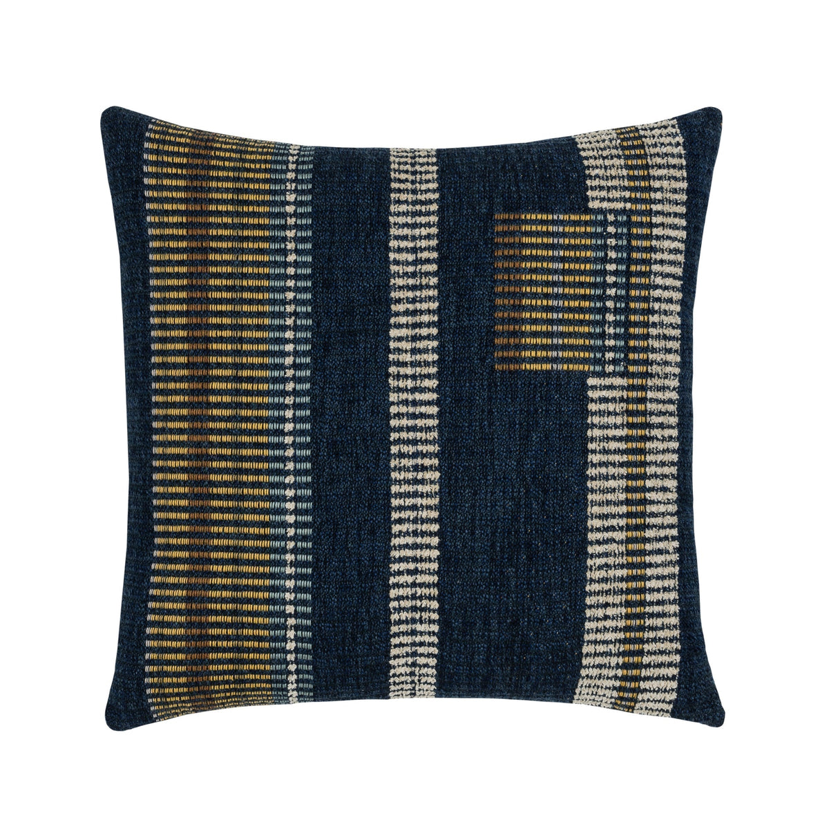 Elaine Smith Voyage Indigo outdoor pillow, navy - view 2
