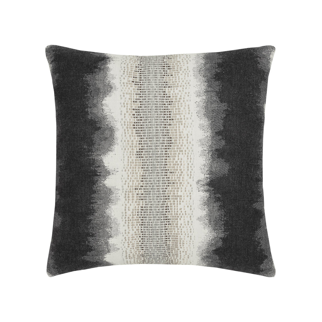 Elaine Smith Resilience Charcoal outdoor pillow, gray and charcoal - view 2