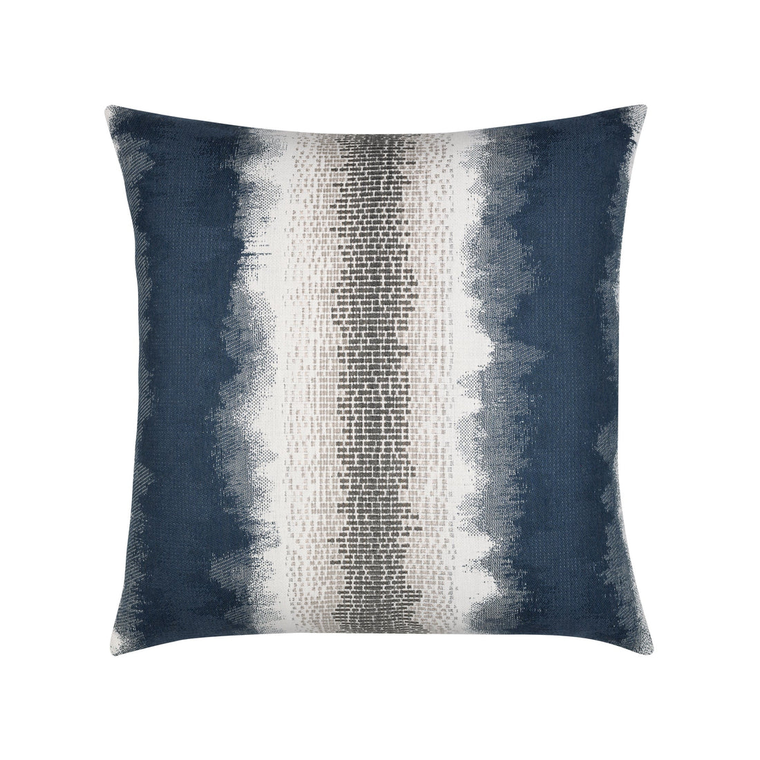 Elaine Smith Resilience Indigo outdoor pillow, navy - view 2