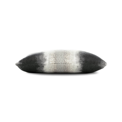 Elaine Smith Resilience Charcoal outdoor pillow, gray and charcoal - view 9