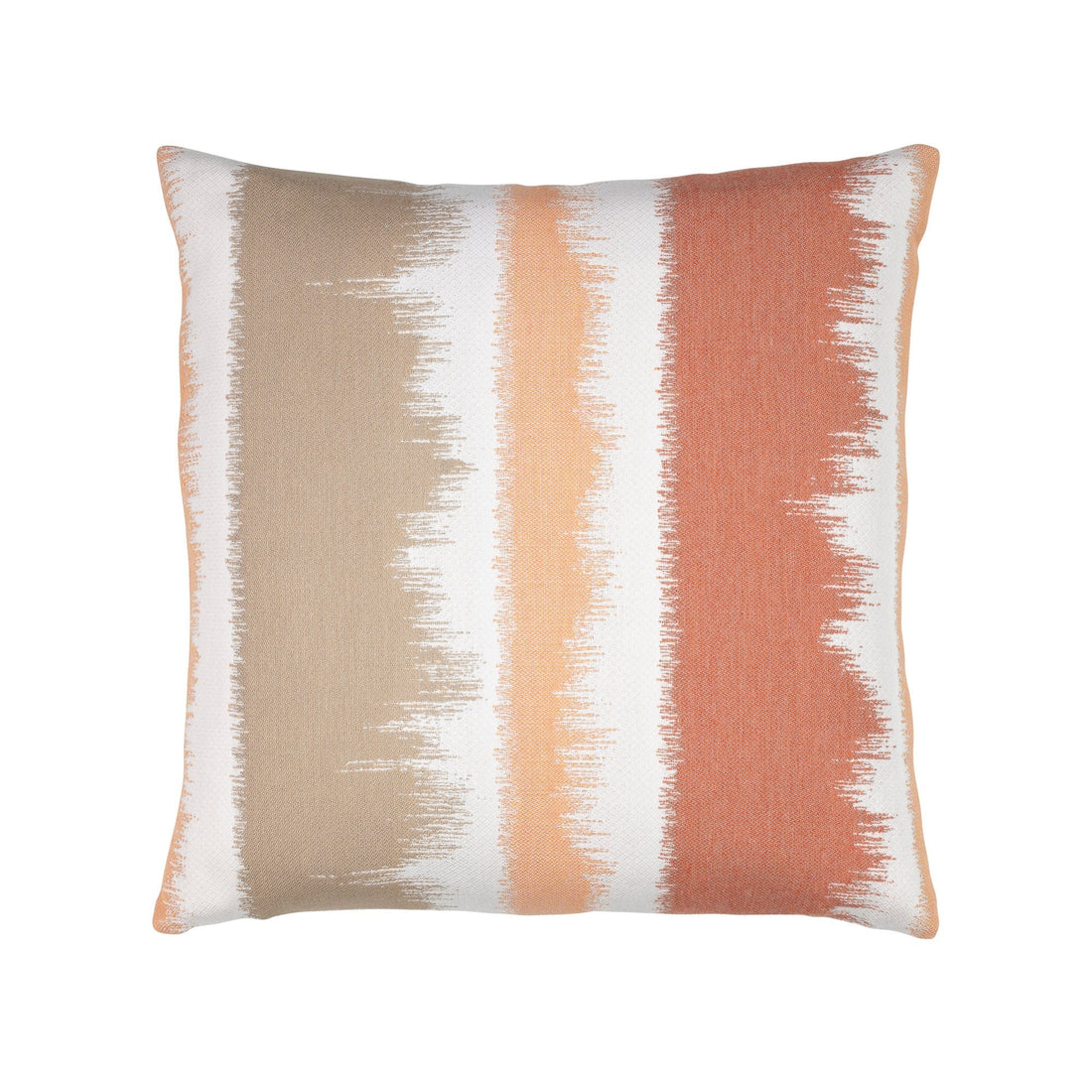 Elaine Smith Murmur Clay outdoor pillow, orange and terracotta - view 2