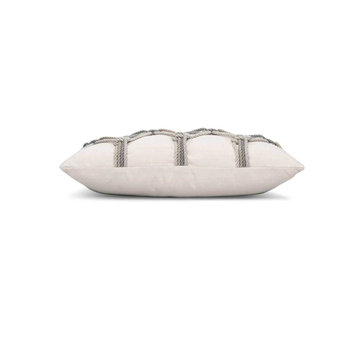 Elaine Smith Grigio Rope Outdoor Pillow