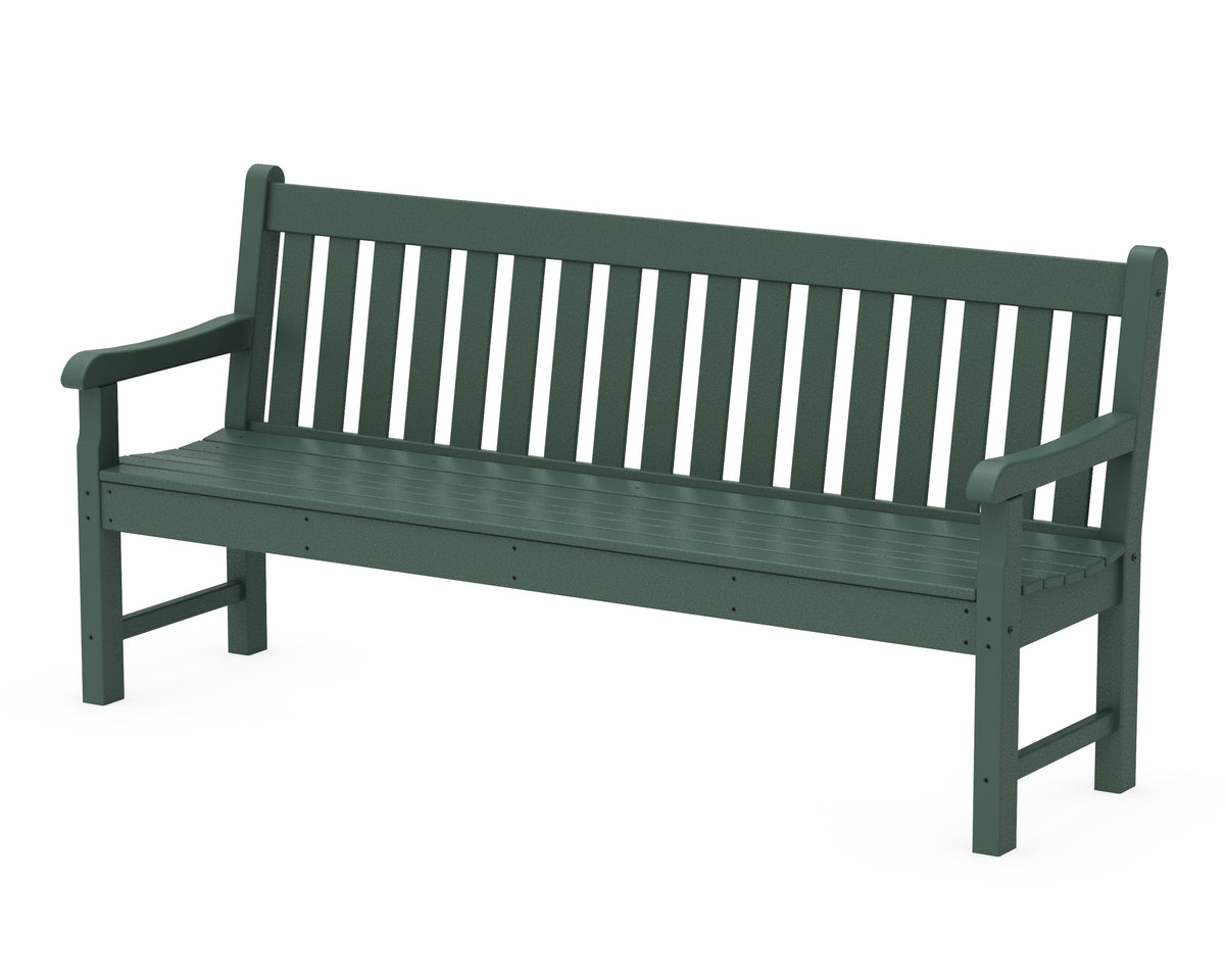 POLYWOOD Rockford 72" Bench in Green