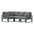 POLYWOOD EDGE 4-Piece Modular Deep Seating Set in Green
