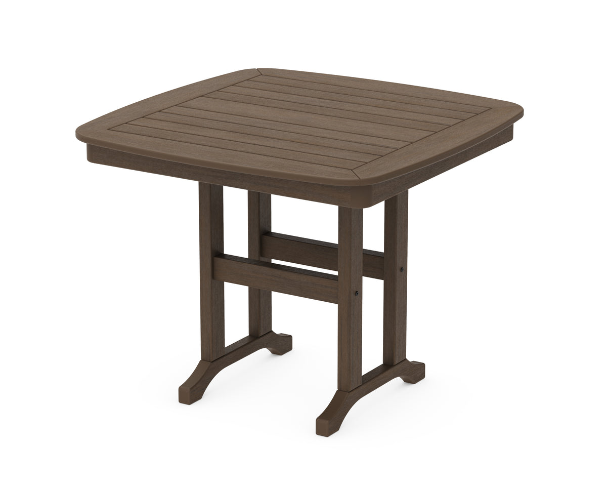 POLYWOOD Nautical 37" Dining Table in Kona