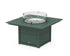 POLYWOOD Square 42" Fire Pit Table in Green