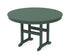 POLYWOOD 48" Round Farmhouse Dining Table in Green