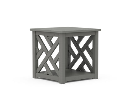 POLYWOOD Chippendale Accent Table angle view