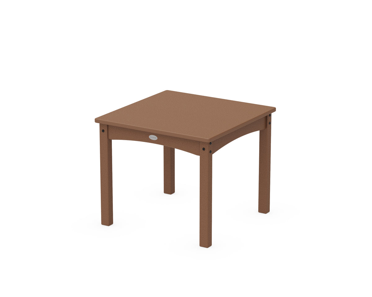 POLYWOOD Toddler 24" Dining Table in Teak