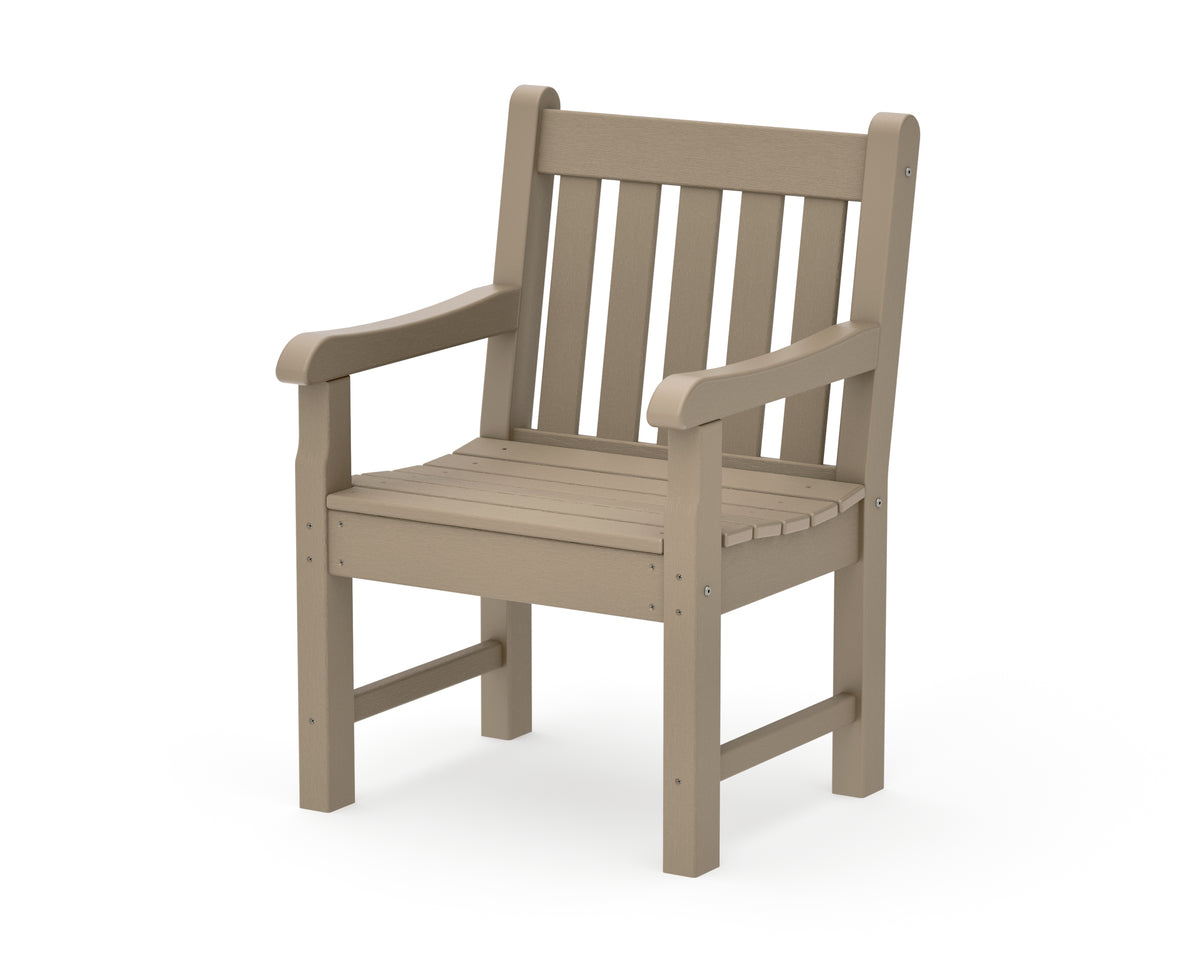 POLYWOOD Rockford Garden Arm Chair in Vintage Sahara