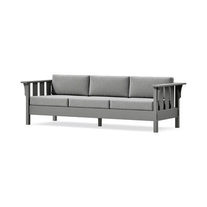 POLYWOOD Acadia Deep Seating Sofa in Slate Grey / Grey Mist