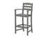 POLYWOOD La Casa Café Bar Arm Chair in Slate Grey