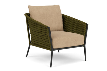 Lloyd Flanders Escape Lounge Chair with Hayden Sand fabric, view 2