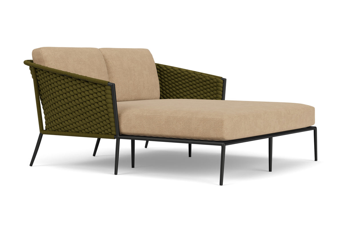 Lloyd Flanders Escape Daybed with Hayden Sand fabric, view 3