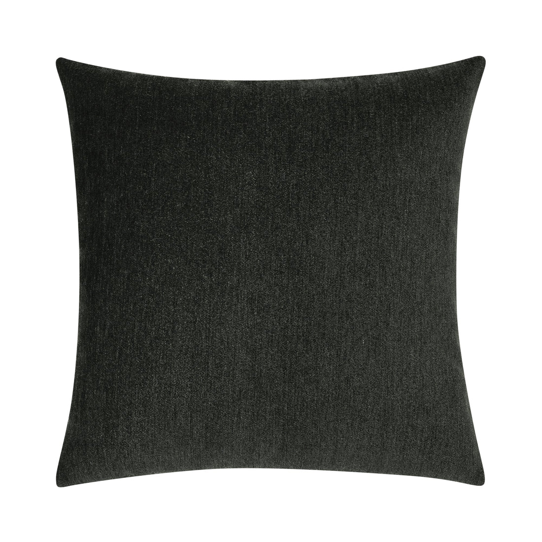Elaine Smith Luxe Velour Charcoal outdoor pillow, gray and charcoal