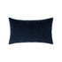 Elaine Smith Luxe Velour Indigo outdoor pillow, navy