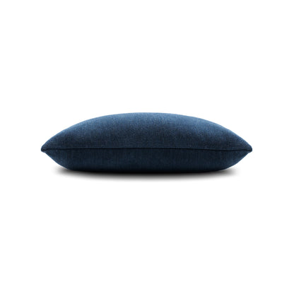 Elaine Smith Luxe Velour Indigo outdoor pillow, navy - view 10