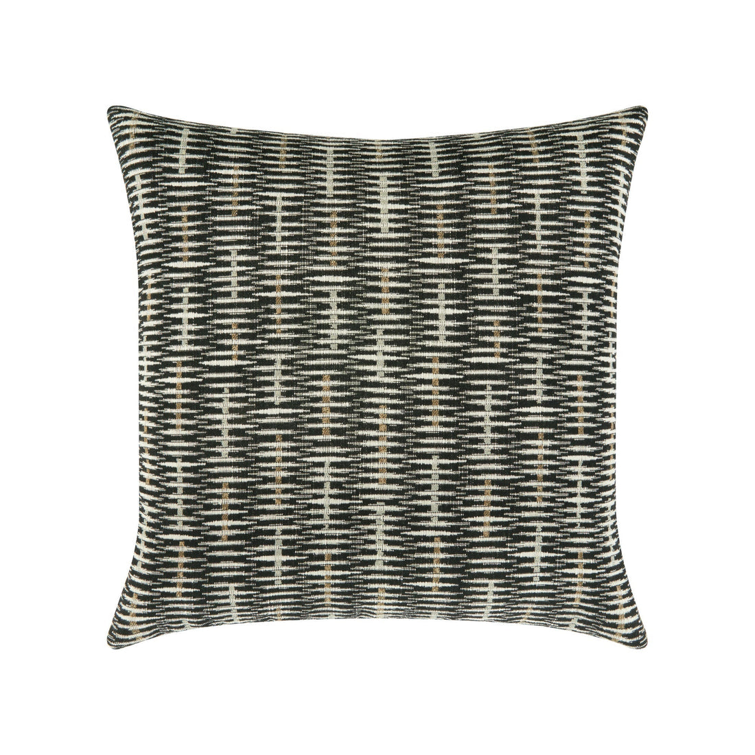 Elaine Smith Intertwine Ebony outdoor pillow, black - view 2