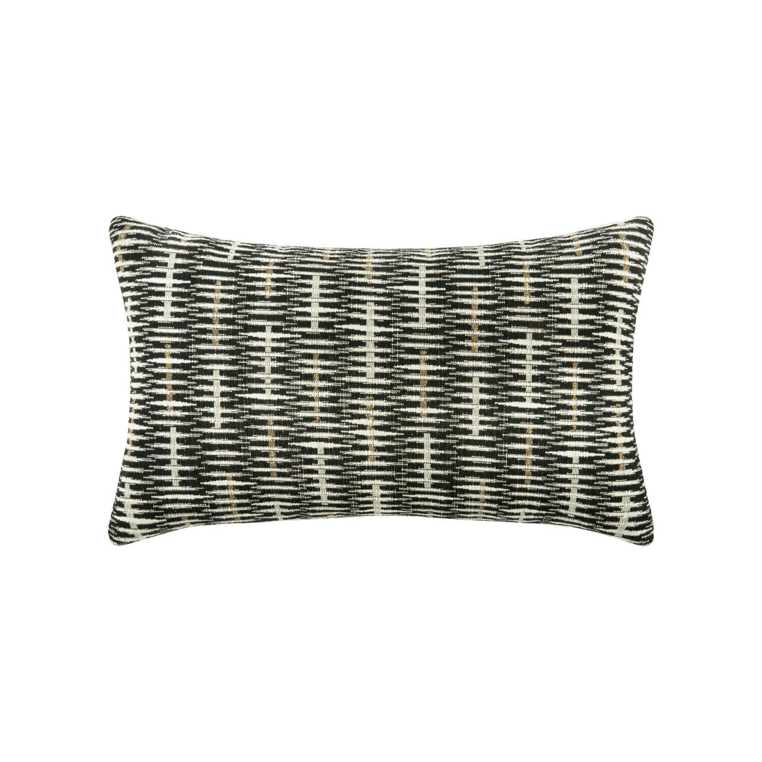Elaine Smith Intertwine Ebony outdoor pillow, black