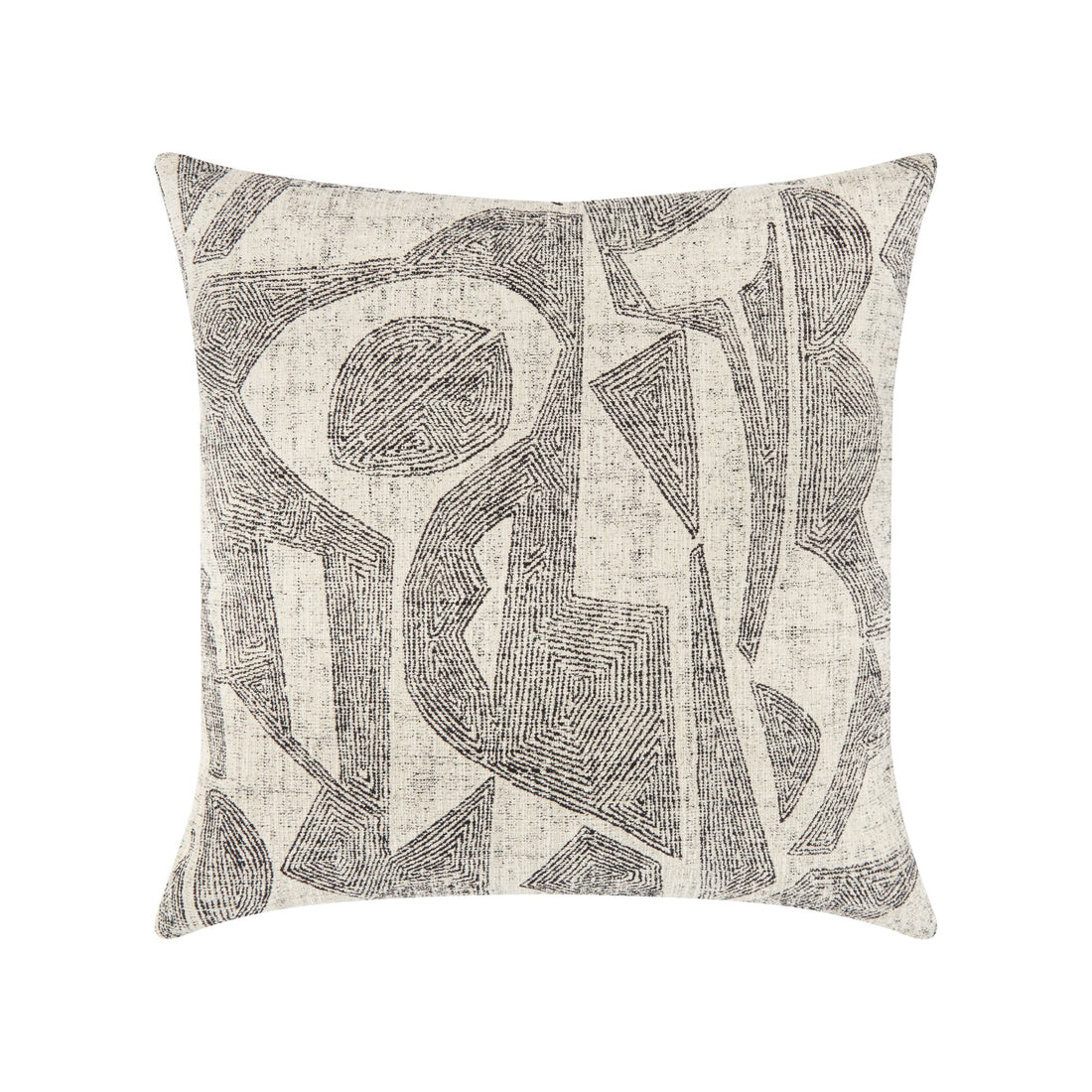 Elaine Smith Ebony 5-pillow outdoor pillow set, beige and ivory - view 2