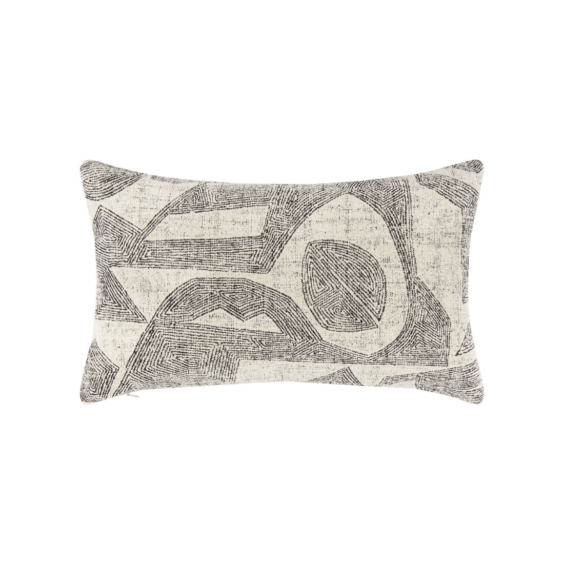 Elaine Smith Influence Ebony outdoor pillow, black