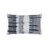 Elaine Smith Shibori outdoor pillow, navy and white