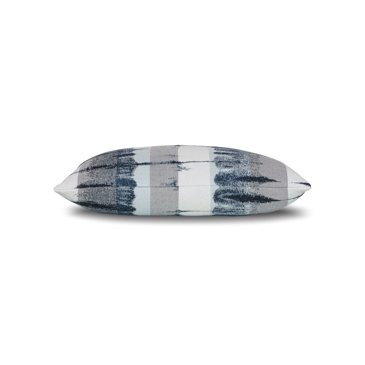 Elaine Smith Shibori outdoor pillow, navy and white - view 8