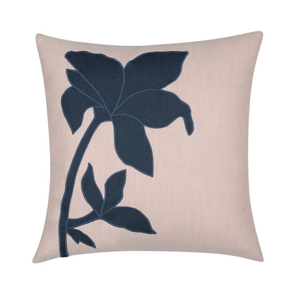 Elaine Smith Botanica Blush 22x22 outdoor pillow, red and pink