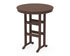 POLYWOOD 36" Round Farmhouse Bar Table in Mahogany