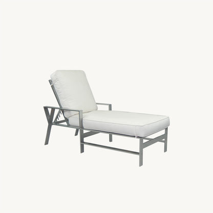 Castelle Trento Adjustable Cushioned Chaise Lounge, view 2