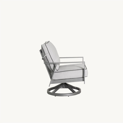 Castelle Trento Cushioned Lounge Swivel Rocker, view 5