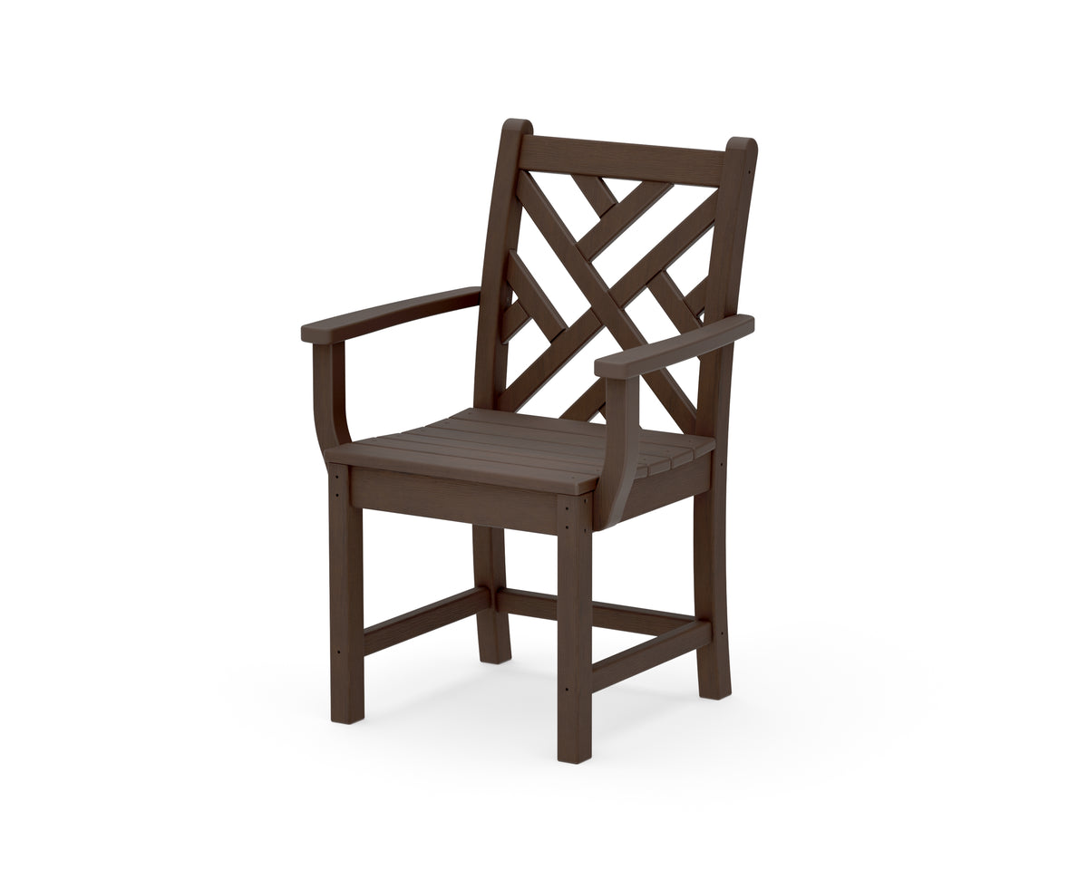 POLYWOOD Chippendale Dining Arm Chair in Kona