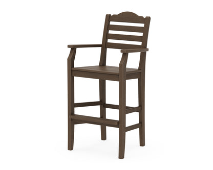 POLYWOOD Savannah Bar Arm Chair in Kona