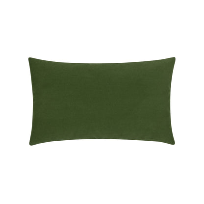 Elaine Smith Lush Velvet Ivy outdoor pillow, green