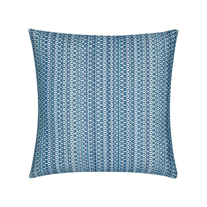 Elaine Smith Kaleidoscope Indigo outdoor pillow, navy - view 2