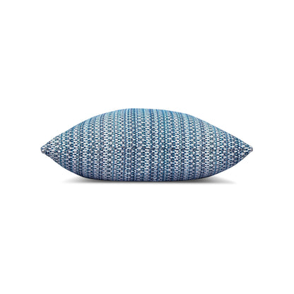 Elaine Smith Kaleidoscope Indigo outdoor pillow, navy - view 8