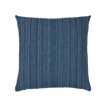 Elaine Smith Kaleidoscope Midnight outdoor pillow, navy - view 2