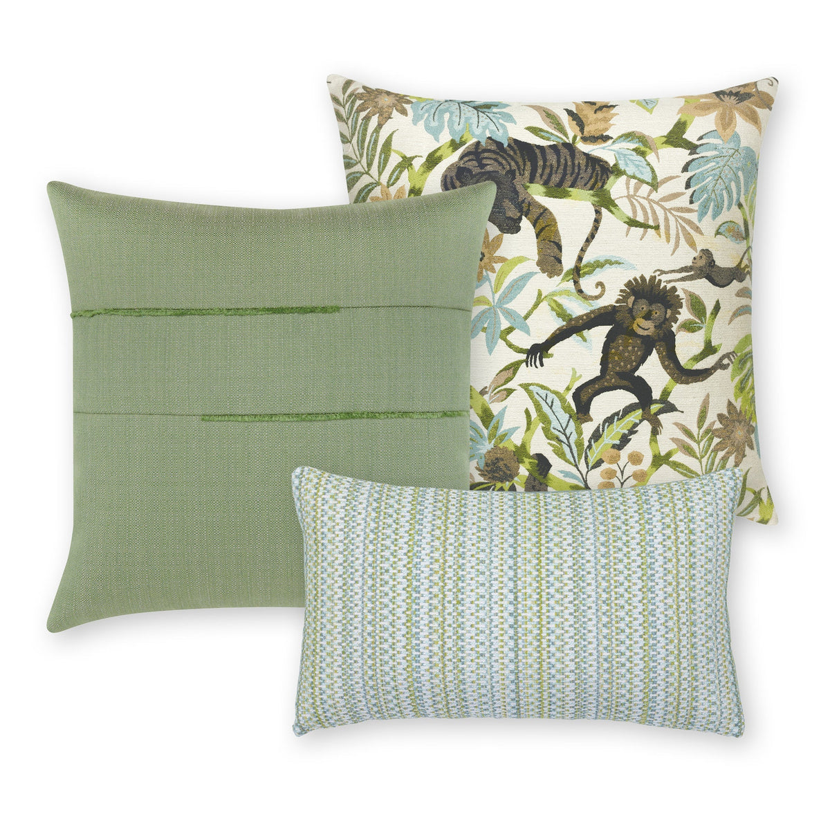 Elaine Smith Kaleidoscope Spring outdoor pillow, multicolor - view 6