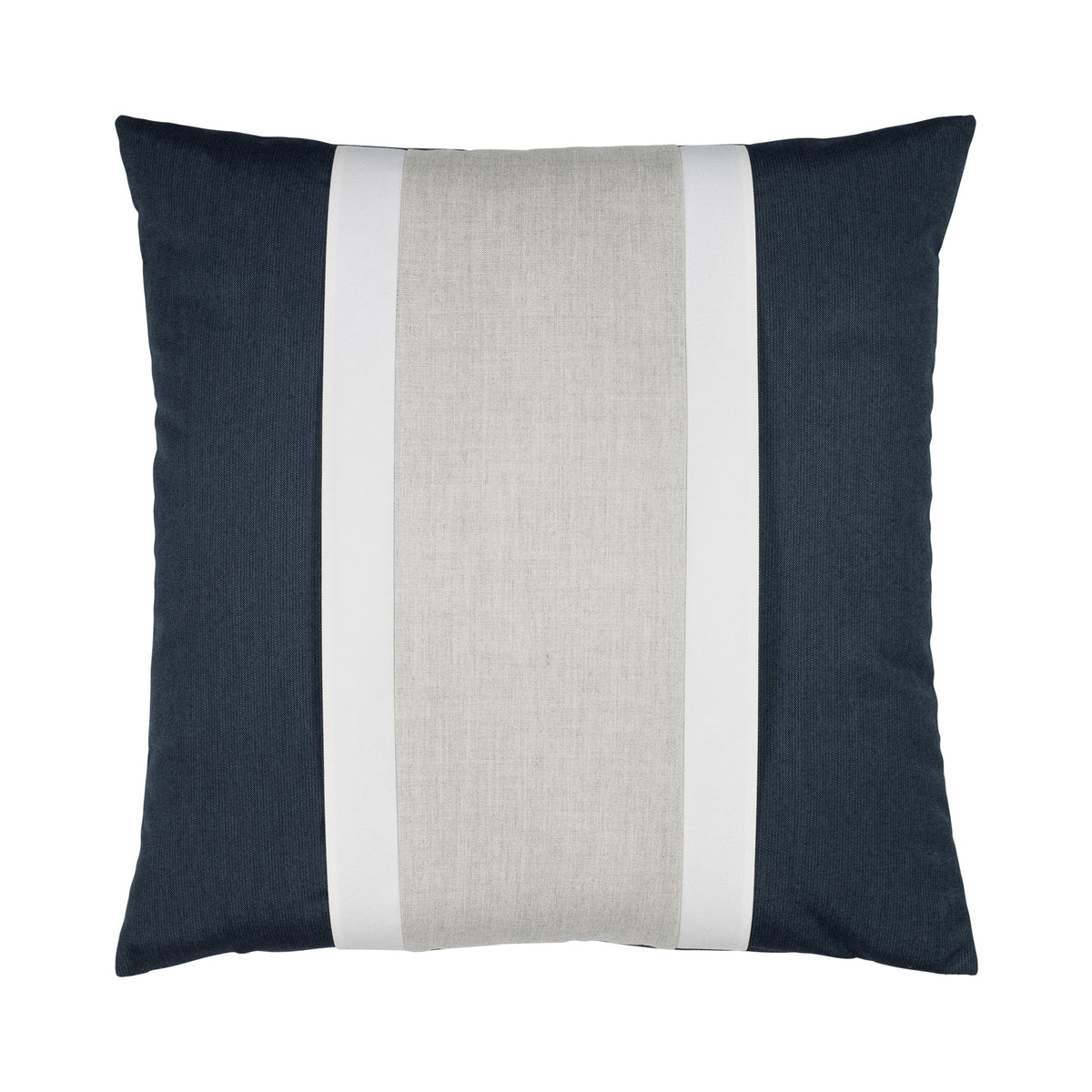 Elaine Smith Nevis Indigo outdoor pillow, navy - view 3