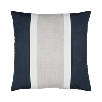 Elaine Smith Nevis Indigo outdoor pillow, navy - view 3