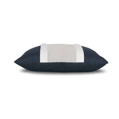 Elaine Smith Nevis Indigo outdoor pillow, navy - view 12